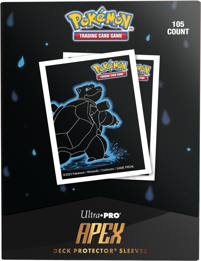 Ultra Pro: Pokemon - Apex Deck Protector Sleeves - Neon Kanto - Blastoise