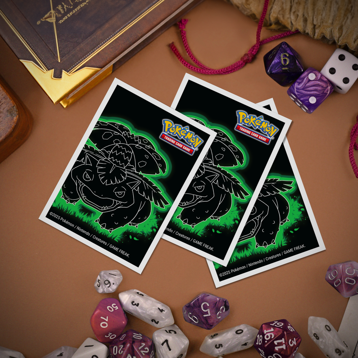 Ultra Pro: Pokemon - Apex Deck Protector Sleeves - Neon Kanto - Venusaur