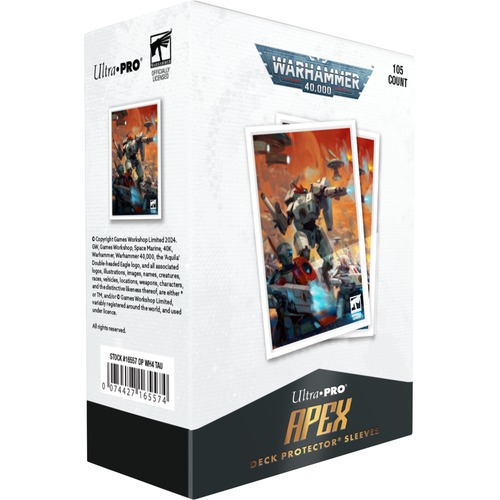 Ultra-Pro: T\'au Empire Codex Aligned - 105ct Apex Deck Protector Sleeves