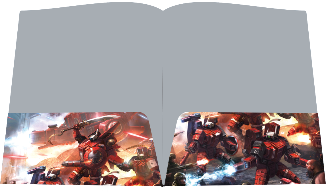 Ultra-Pro: T\'au Empire Codex Aligned - Datasheet & Index Card Folio