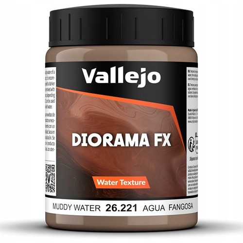 Vallejo: 26.221 - Diorama FX - Water Textures - Muddy Water (200 ml)
