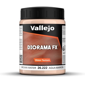 Vallejo: 26.222 - Diorama FX - Water Textures - Brown Water (200 ml)