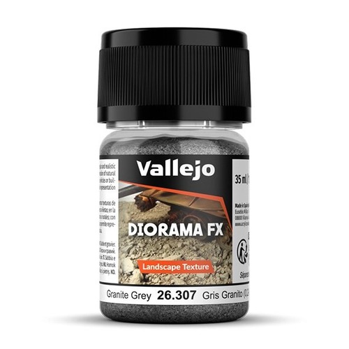 Vallejo: 26.307 - Diorama FX - Landscape Textures - Granite Grey (0,5-1 mm)