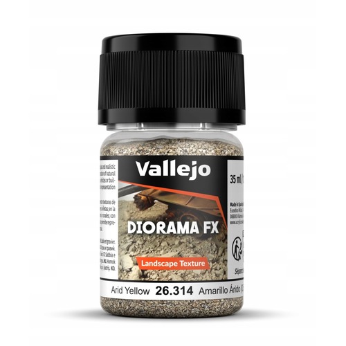 Vallejo: 26.315 - Diorama FX - Landscape Textures - Arid Yellow (2-5 mm)