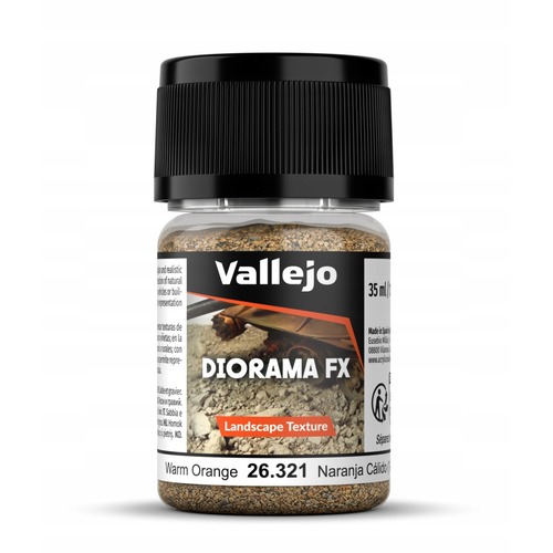 Vallejo: 26.319 - Diorama FX - Landscape Textures - Warm Orange (1-2 mm)