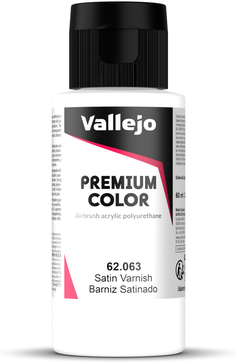 Vallejo: 62.063 - Premium Color - Satin Varnish (60 ml)
