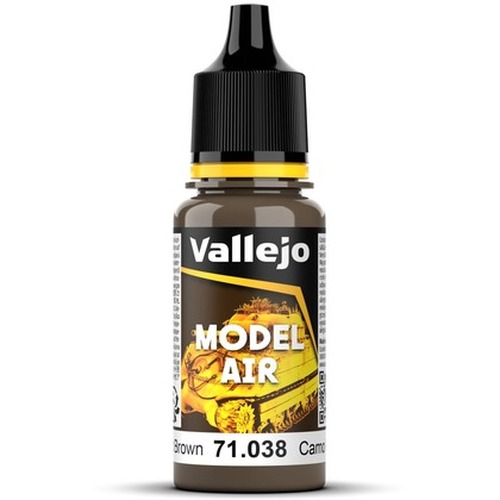 Vallejo: 71.038 - Model Air - Camouflage Medium Brown (17 ml)