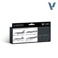 Vallejo: 71.156 - Model Air - Air War - USAF Colors "Grey Schemes" from 70s to Present (8x18 ml)
