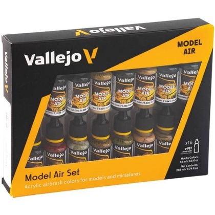 Vallejo: 71.208 - Model Air - German WWII Europe & Af (16 x 17 ml)