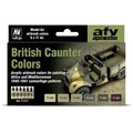 Vallejo: 71.211 - Model Air - AFV - British Caunter Colors (6x17 ml)