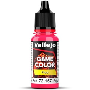 Vallejo: 72.157 - Game Color - Fluo - Red (18 ml)