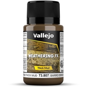 Vallejo: 73.807 - Weathering FX - Thick Mud - European (40 ml)