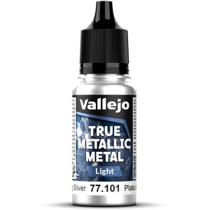 Vallejo: 77.101 - True Metallic Metal - Light - Sterling Silver (18 ml)