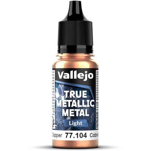 Vallejo: 77.104 - True Metallic Metal - Light - Ancient Copper (18 ml)