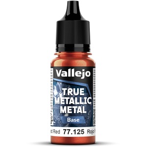 Vallejo: 77.125 - True Metallic Metal - Base - Forged Red (18 ml)
