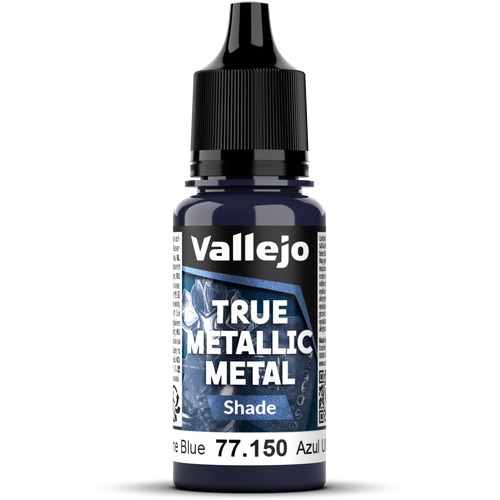 Vallejo: 77.150 - True Metallic Metal - Shade - Ultramarine Blue (18 ml)