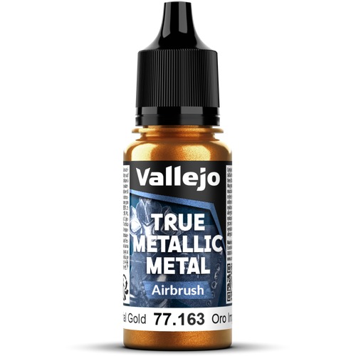 Vallejo: 77.163 - True Metallic Metal - Airbrush - Imperial Gold (18 ml)