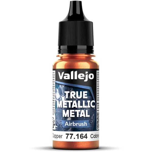 Vallejo: 77.164 - True Metallic Metal - Airbrush - Ancient Copper (18 ml)