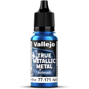 Vallejo: 77.171 - True Metallic Metal - Airbrush - Sapphire Blue (18 ml)