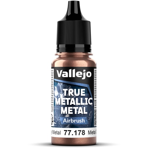 Vallejo: 77.178 - True Metallic Metal - Airbrush - Rusty Metal (18 ml)