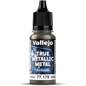 Vallejo: 77.179 - True Metallic Metal - Airbrush - Aged Metal (18 ml)