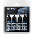 Vallejo: 77.263 - True Metallic Metal - Ultramarine Blue Paint Set (4)