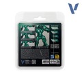 Vallejo: 77.265 - True Metallic Metal - Beetle Green Paint Set (4)