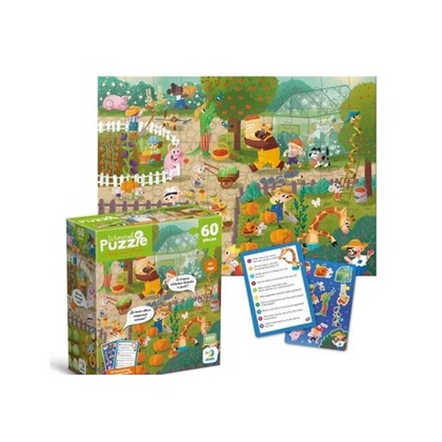 Wimmelpuzzle 60 Summer in the village