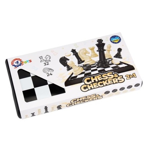Zestaw 2w1 do gry w szachy i warcaby