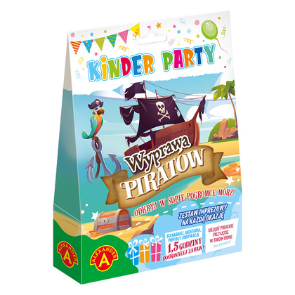Zestaw imprezowy kinder partywyprawa piratów