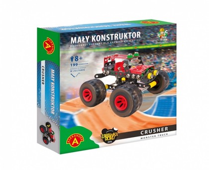 Zestaw konstrukcyjny Mały Konstruktor Monster Truck - Crusher