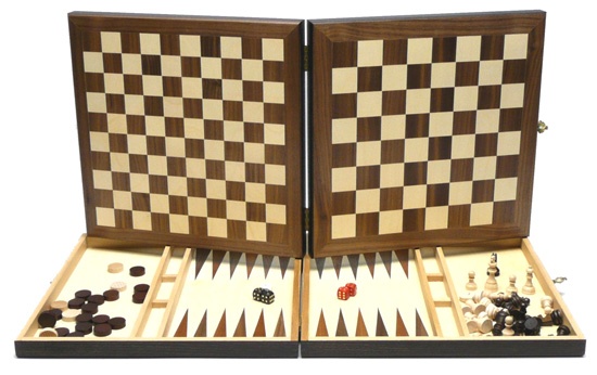 Zestaw Szachy/Backgammon/Warcaby (671000)