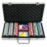 Żetony pokerowe z nominałami 300 szt. 11.5 g (620910)